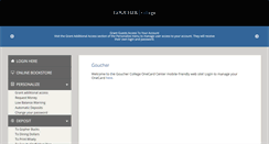 Desktop Screenshot of onecard.goucher.edu